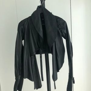 Kill City Asymmetrical Leather Jacket